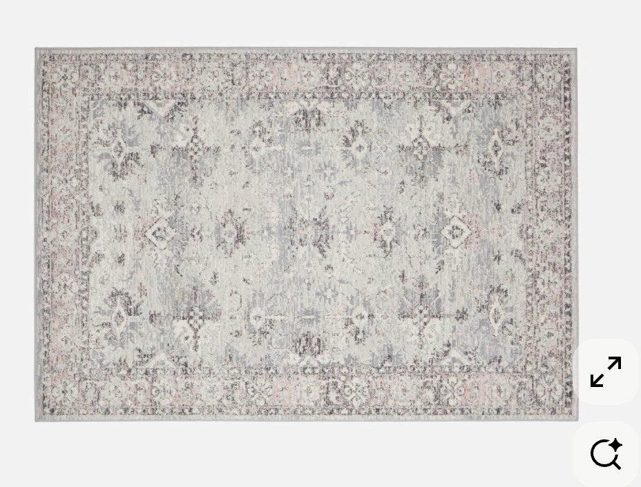Structube Rodrigo Area Rug – Grey/Cream Vintage Look - photo 2