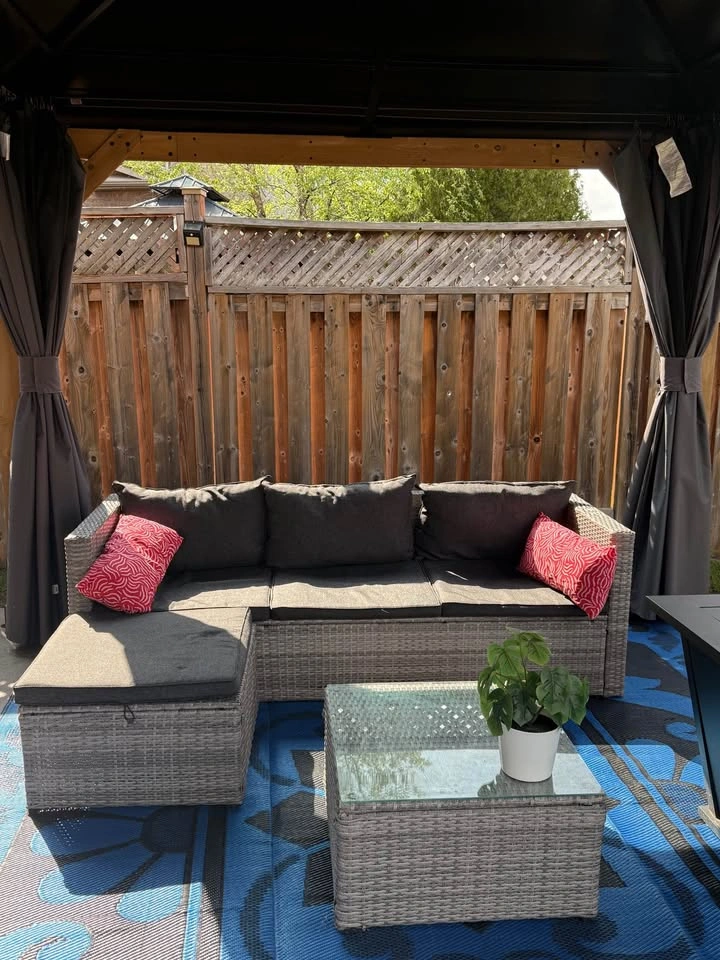 Outdoor Wicker Sectional Sofa Set w Coffee Table/Patio Set - photo 2