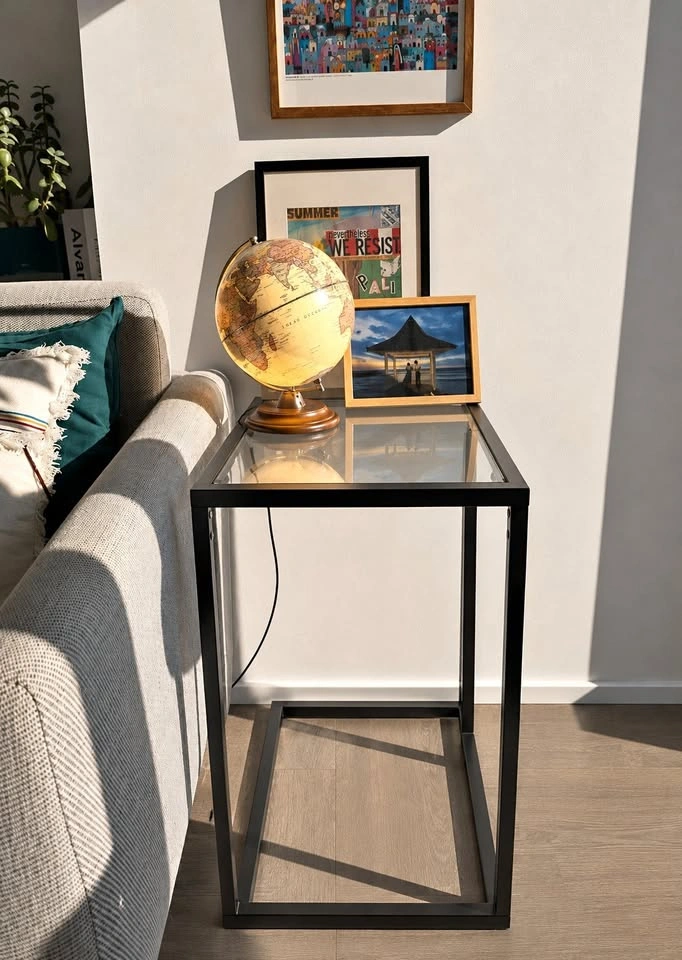 Globe Table Lamp – Warm Light