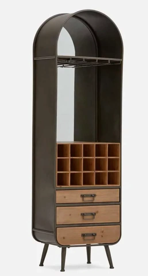 Structube EVANS Bar Cabinet – Arched Wine Rack - photo 2