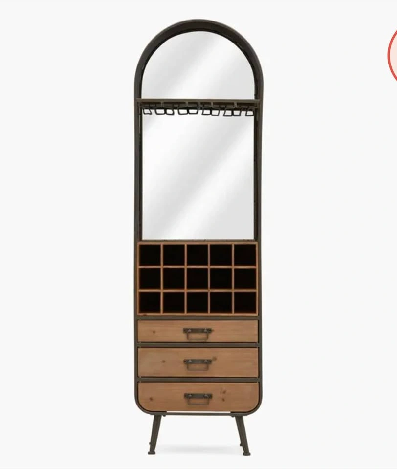 Structube EVANS Bar Cabinet – Arched Wine Rack - photo 3