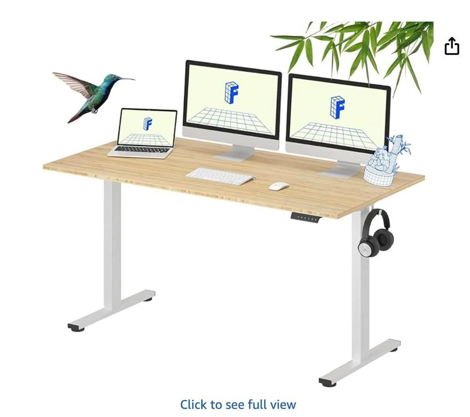 Electric Motorized Standing Desk – Sit/Stand, Like New - photo 2