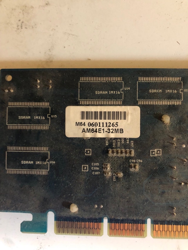 Vintage GPU 32MB SDRAM - photo 2