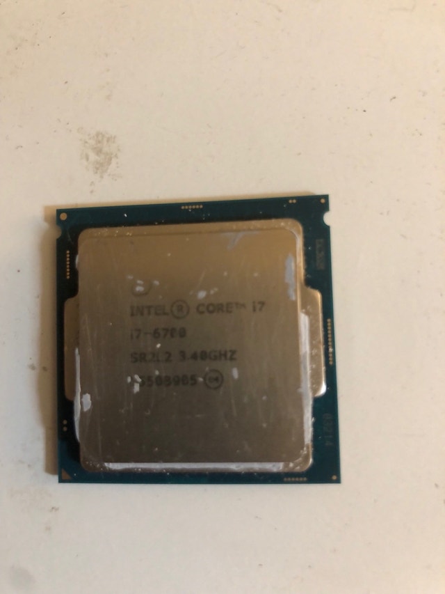 Intel Core i7-6700 CPU 3.4 GHz
