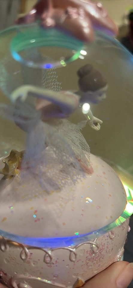 Ballerina Snow Globe with LED Lights & Swan Lake Melody - photo 5