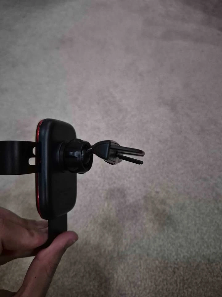 Baseus Gravity Car Phone Holder - Air Vent Mount (Black/Red) - photo 2