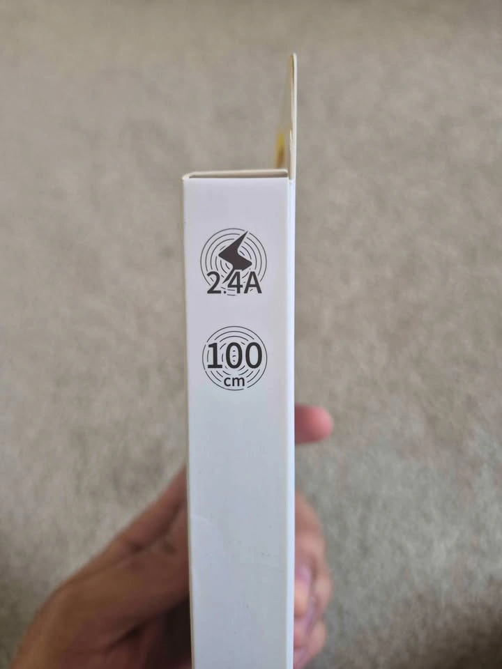 Premium iPhone Lightning Cable (2.4A Fast Charge) - 1 Meter - photo 2