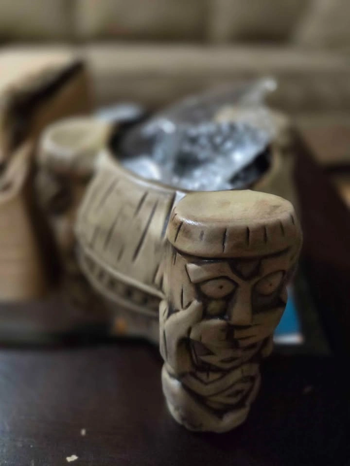 Ceramic Tiki Scorpion Bowl - Cocktail Drinkware or Decor/Planter - photo 4