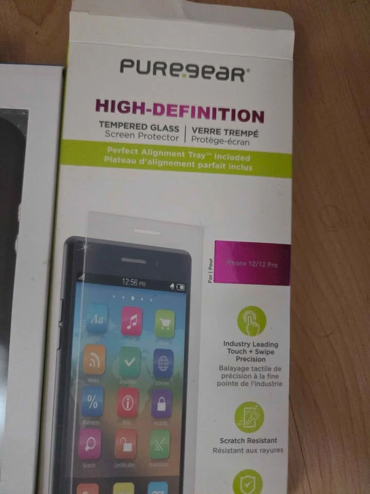 iPhone 12 / 12 Pro Case + Tempered Glass NEW - photo 2