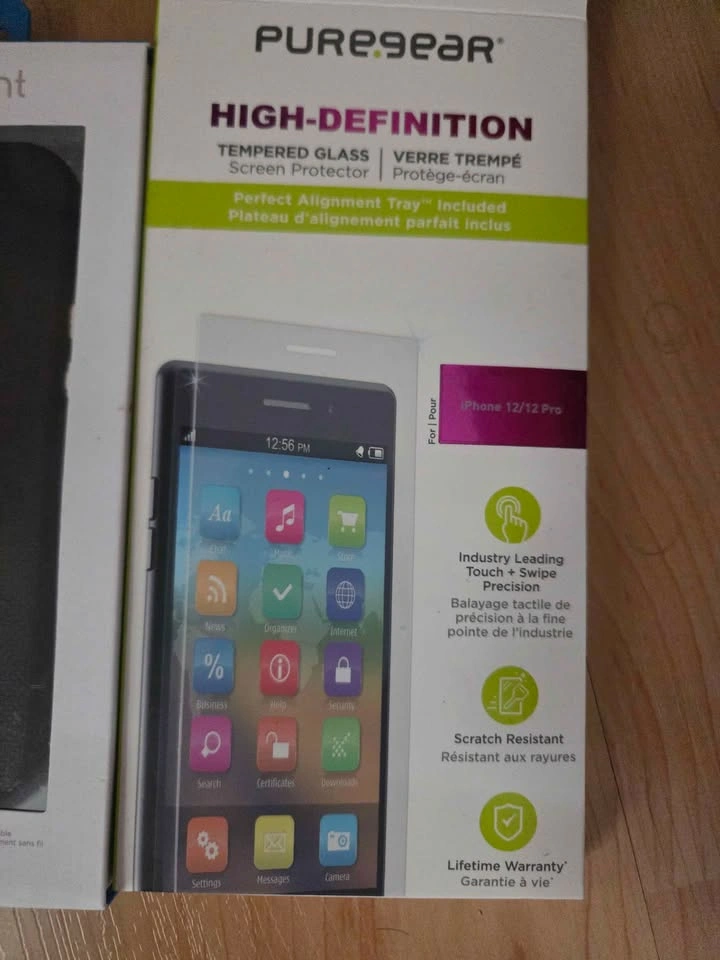 iPhone 12 / 12 Pro Case + Tempered Glass NEW - photo 3