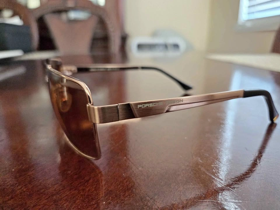 Premium Rose Gold Square Aviator Sunglasses