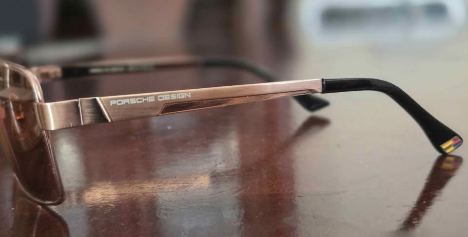 Premium Rose Gold Square Aviator Sunglasses - photo 5