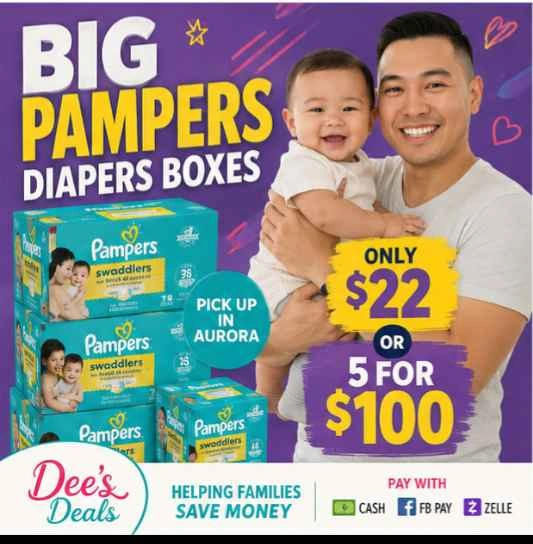 Pampers Diapers Sale $22 a box or 5 for $100 All sizes available - photo 2
