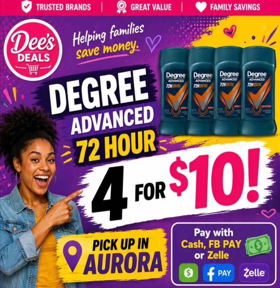 Degree Advanced Deodorant 4 for $10 - photo 2