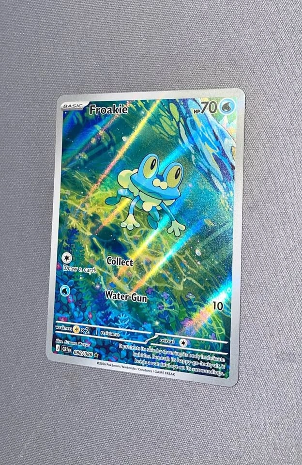 Pokemon Chaos Rising Froakie Illustration Rare 088/086 Card