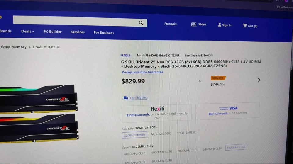 G.Skill Trident Z5 Neo RGB DDR5 6400MHz CL32 32GB - photo 2