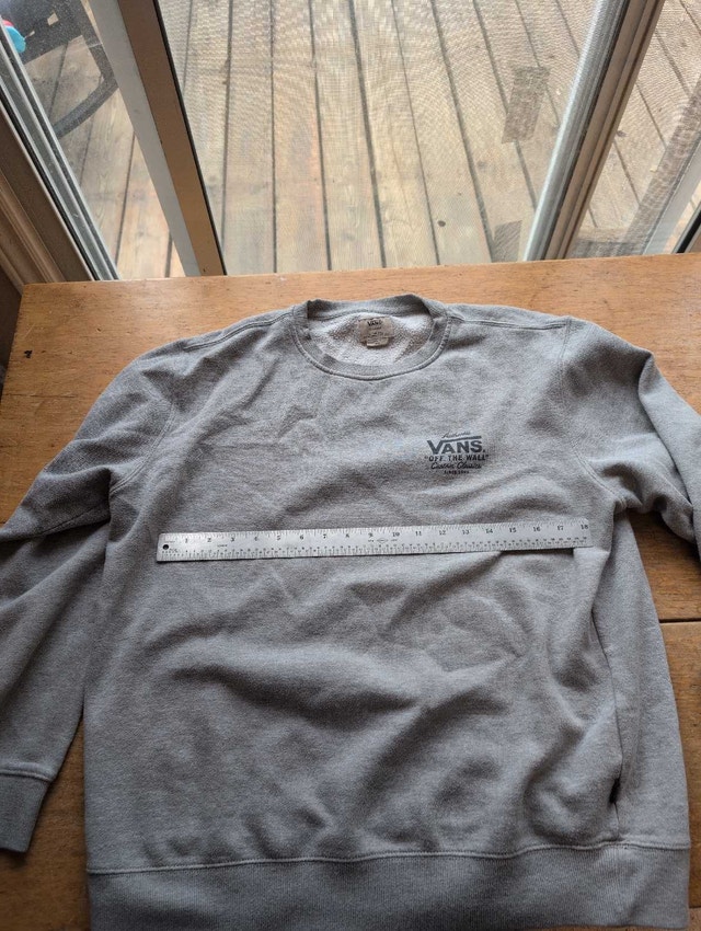 Vans Sweatshirt mens extra large gray