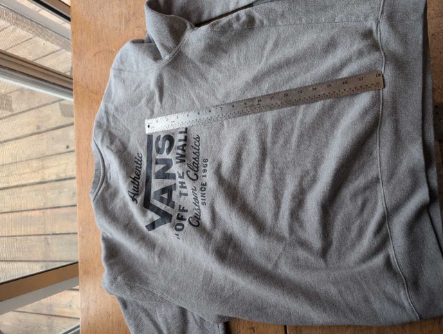 Vans Sweatshirt mens extra large gray - photo 4