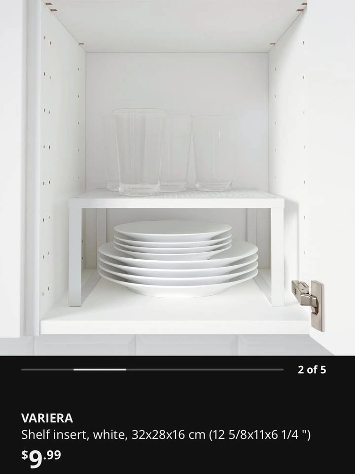 Moving out) IKEA VARIERA Shelf Insert - photo 3
