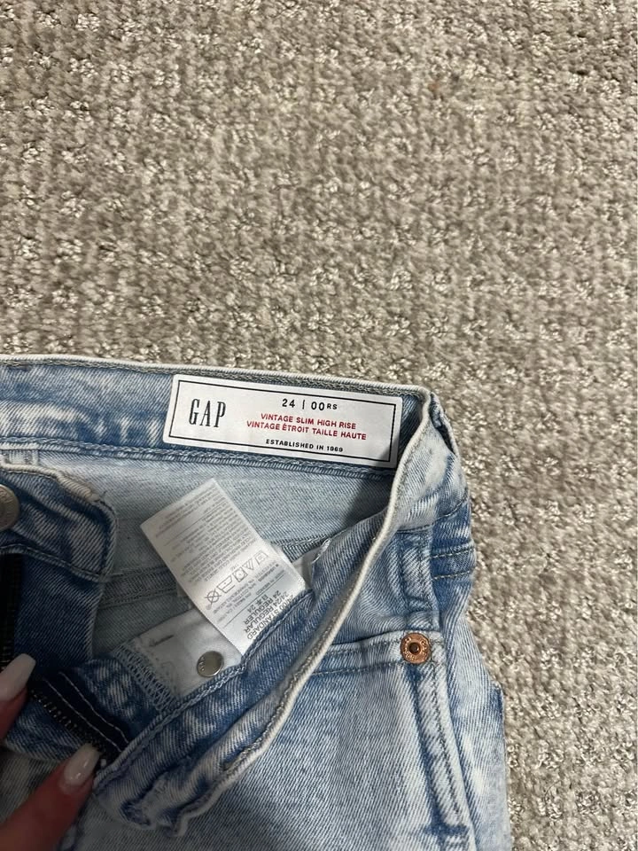 GAP Vintage Slim High Rise Jeans - photo 4