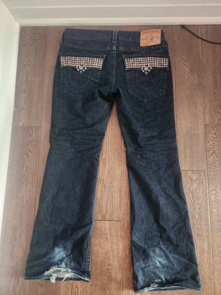 Studded True Religion Billy Bootcut Jeans - photo 2