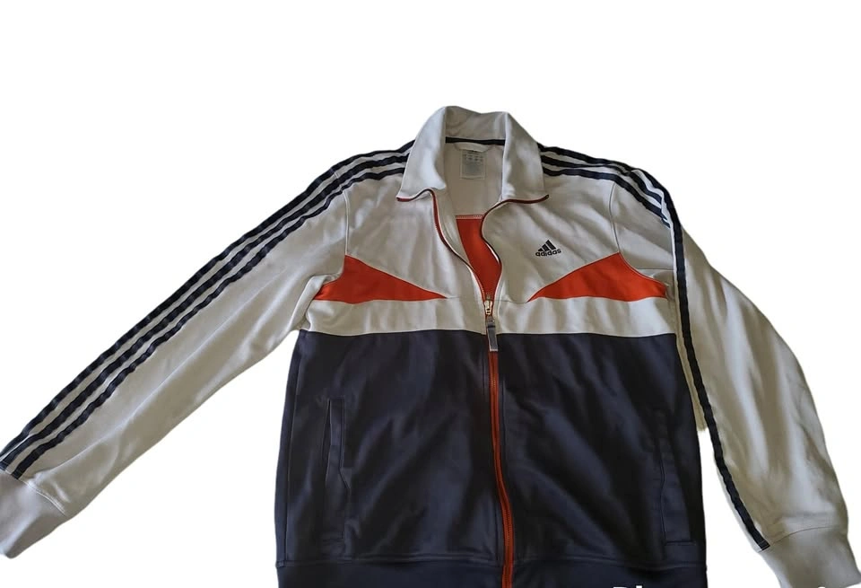 ADIDAS (Vtg) - Men's Full Zip Track Workout Jacket (Sz Med)