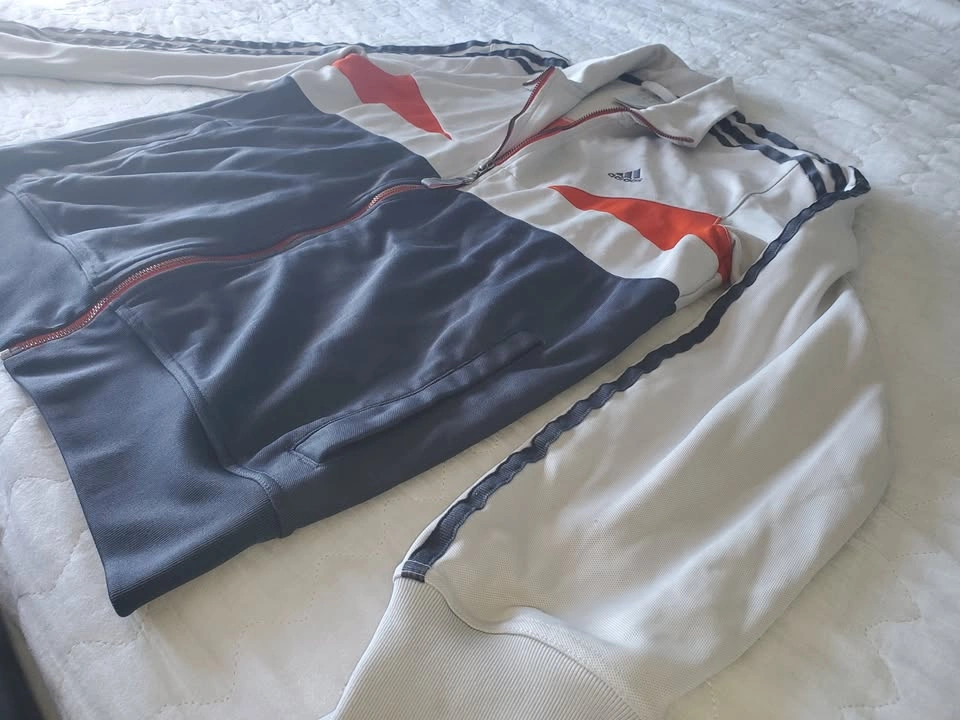 ADIDAS (Vtg) - Men's Full Zip Track Workout Jacket (Sz Med) - photo 5