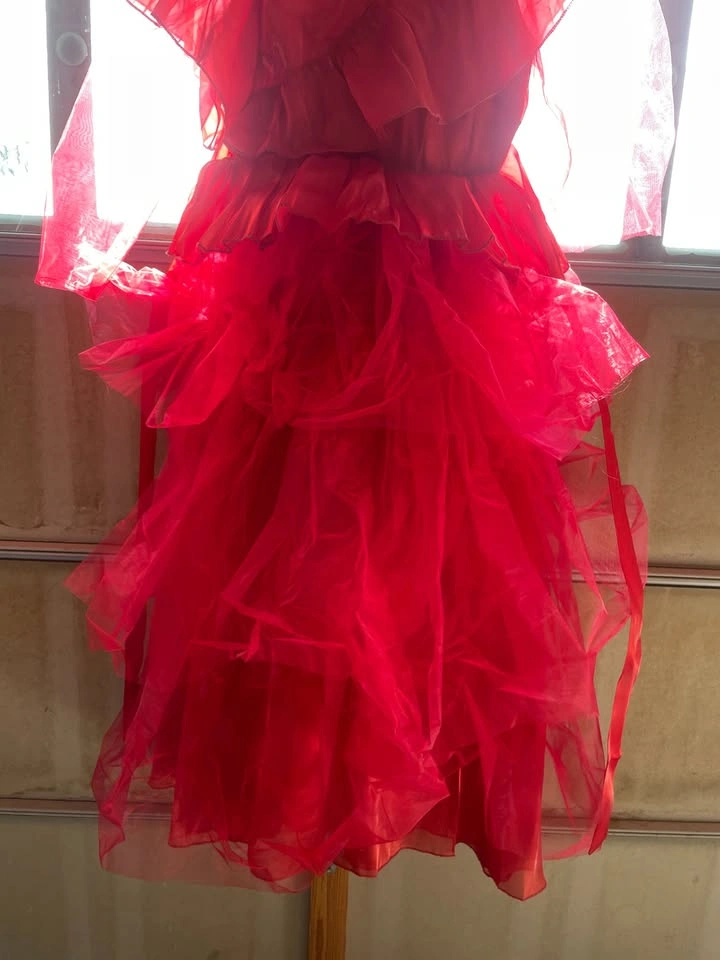 Beetlejuice Lydia Deetz Wedding Dress Costume (Girls sz 12) - photo 4
