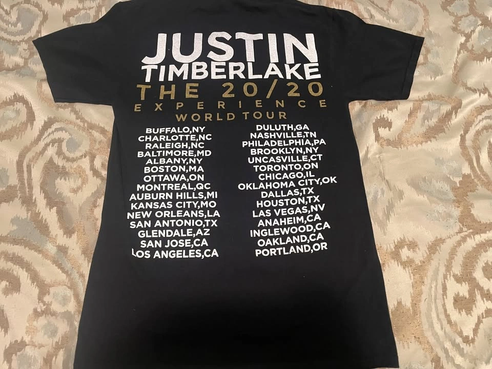 Justin Timberlake 2020 Concert Tour Tshirt (Small) - photo 4
