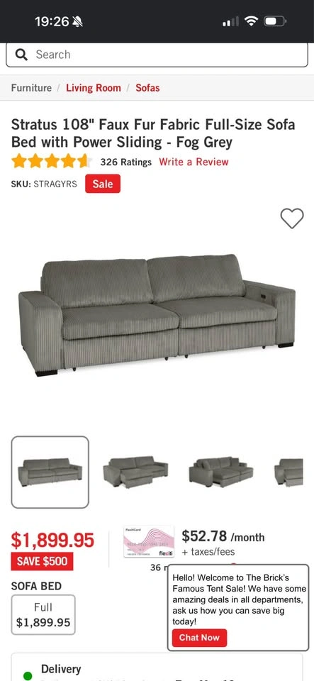 Grey Sofa - photo 2