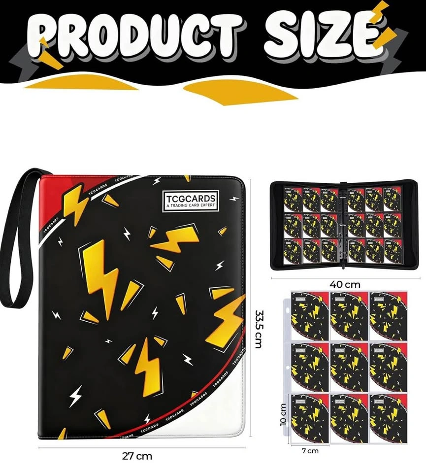 Brand New 9 Pocket Trading Card Binder (900 Cards) - photo 2