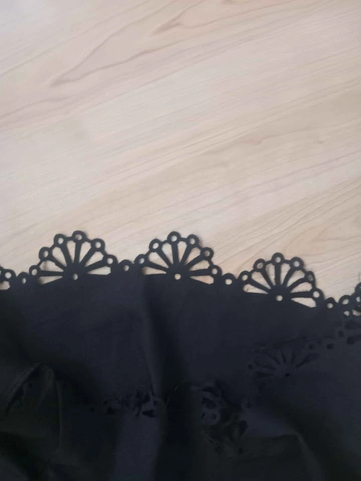 SHEIN CURVE Black Laser Cut Shorts 2XL - photo 2