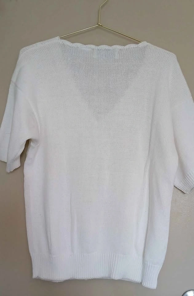 Knit-Set White Cardigan Large - photo 5