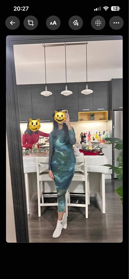 Le Chateau Mesh Dress - Size XS