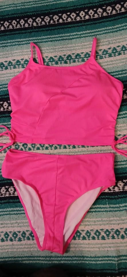 New Pink Two-Piece Swimsuit XL - photo 2