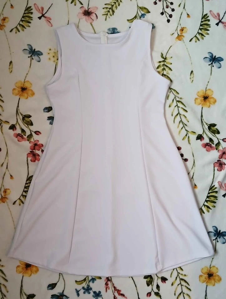 New White Sleeveless Dress - Small - photo 2