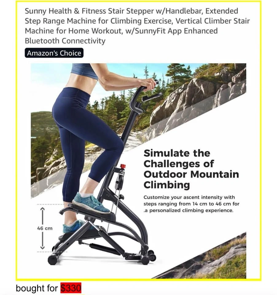 Stair master stepper