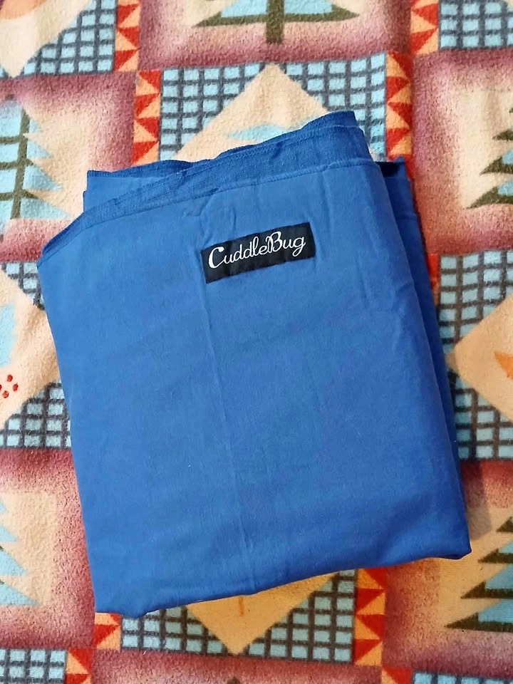 New Blue CuddleBug Baby Carrier Wrap