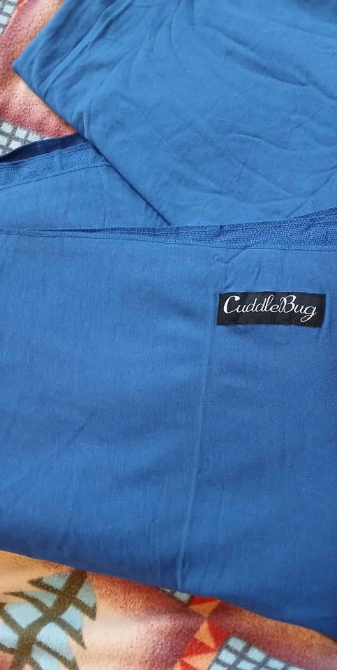 New Blue CuddleBug Baby Carrier Wrap - photo 2