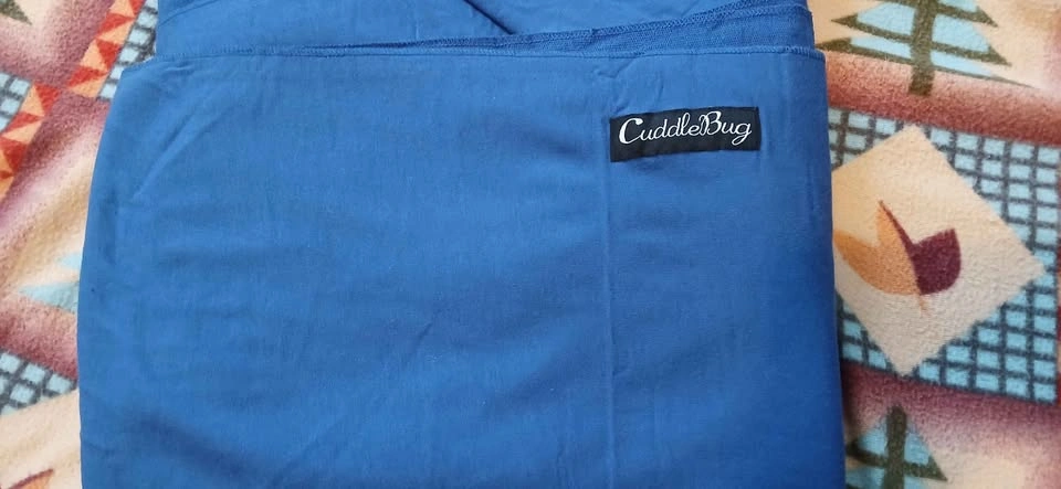 New Blue CuddleBug Baby Carrier Wrap - photo 3