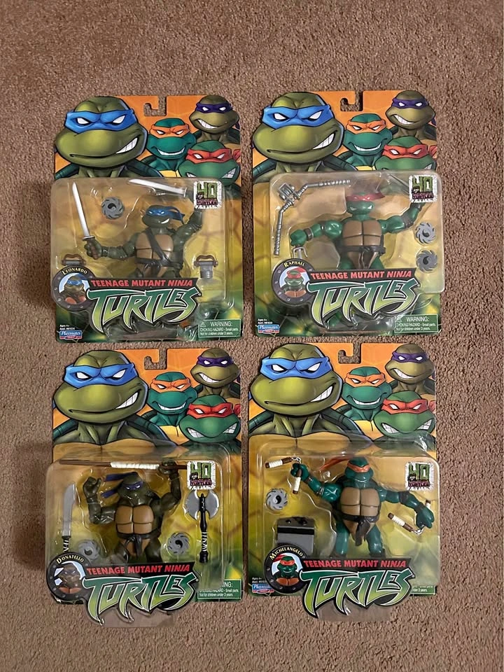TMNT 40th Anniversary Action Figures - Complete Set