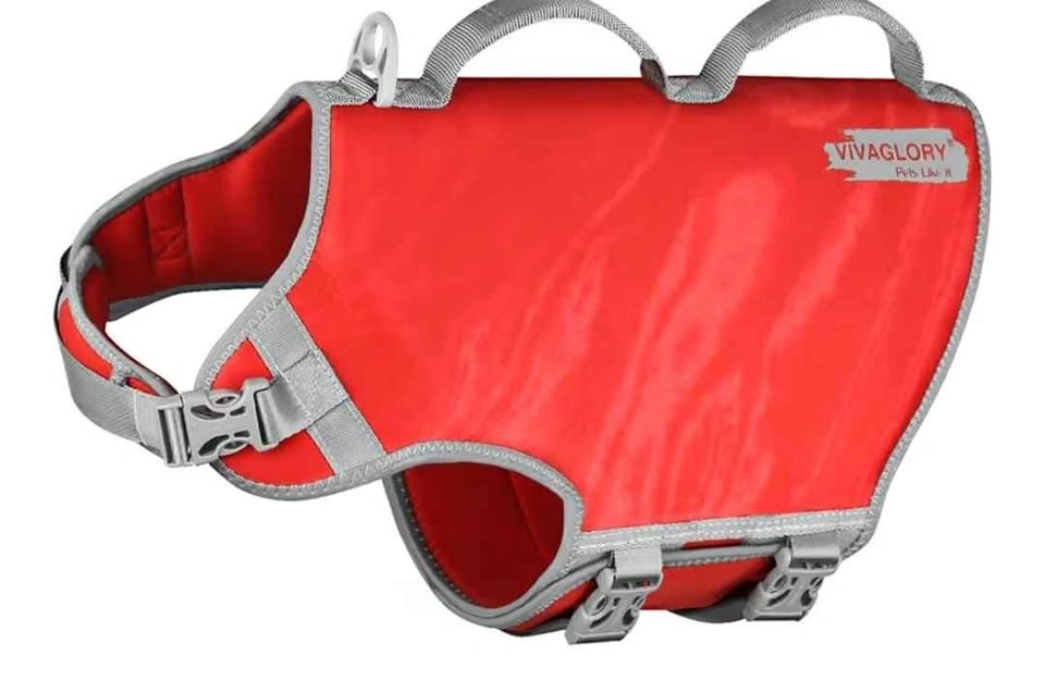 New Red XL Dog Life Jacket 29-34"