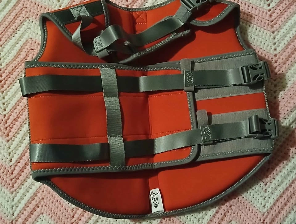 New Red XL Dog Life Jacket 29-34" - photo 2