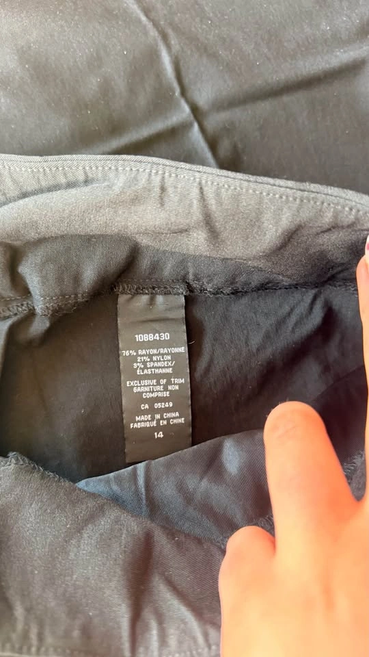 Black Shorts Capris Lot Size 12 Cleo Petites S.C.&CO. - photo 5