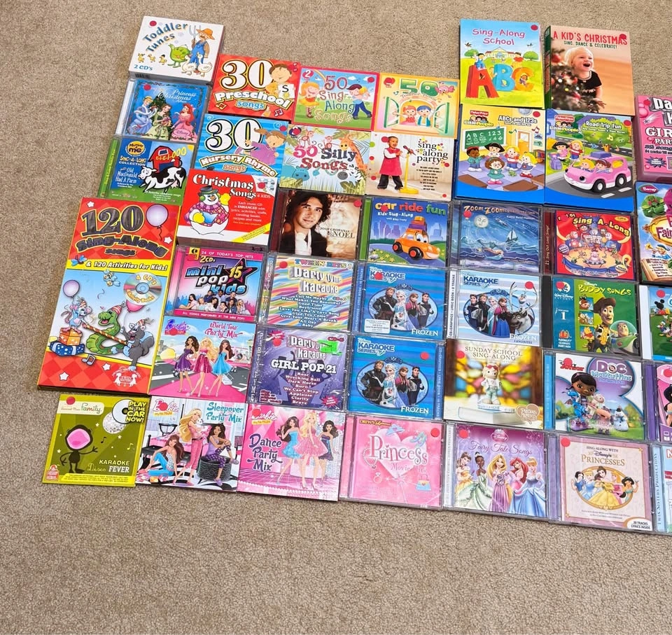 Kids Music CD DVD Lot - Disney, Barbie, Frozen, Sing-Alongs - photo 2