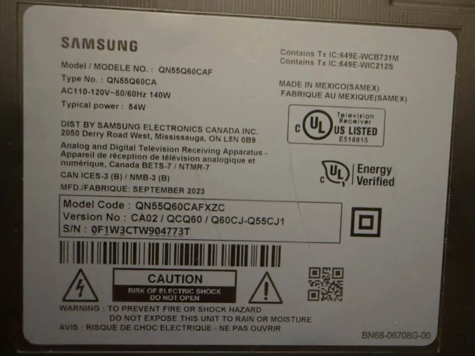 Samsung 55” QLED 4K Smart TV – Q60C Series - photo 4