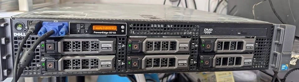 Dell PowerEdge R710 Server - 96GB RAM