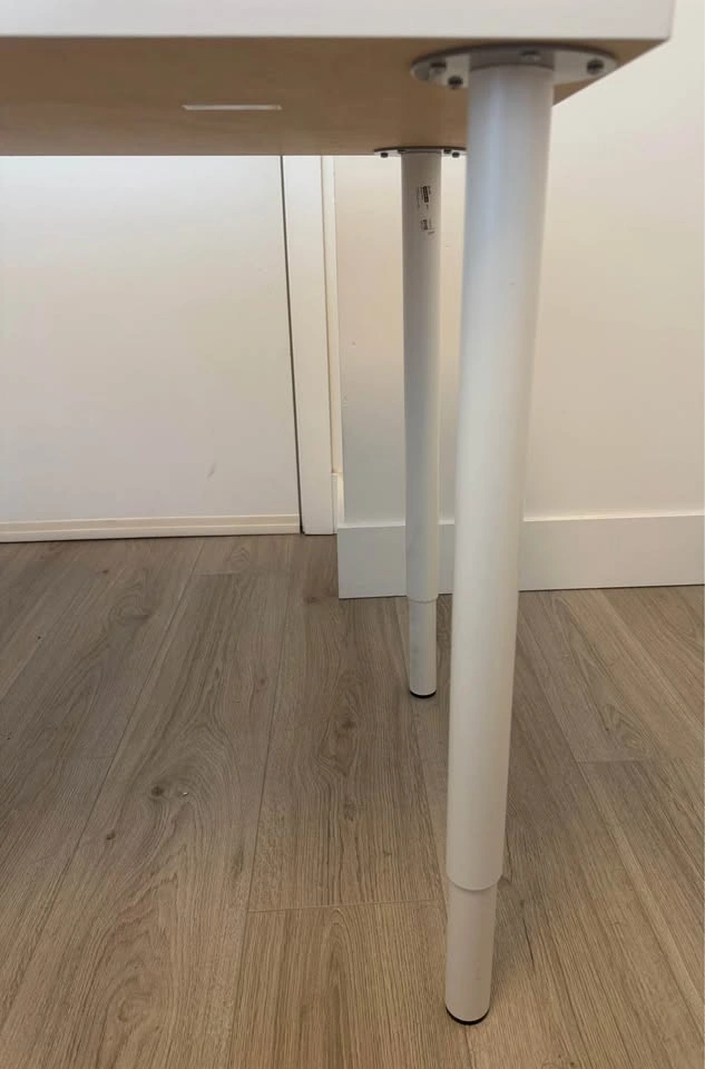 IKEA White Study Desk - photo 2