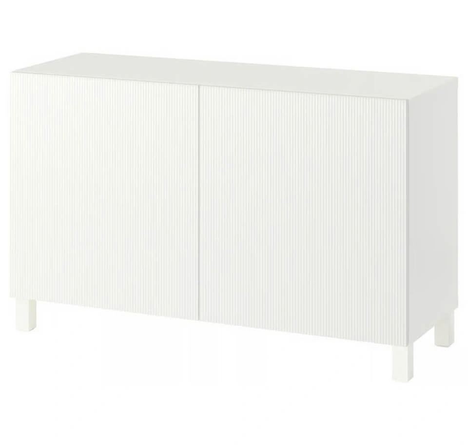 Like-New IKEA BESTÅ Storage Cabinet (White) - photo 2
