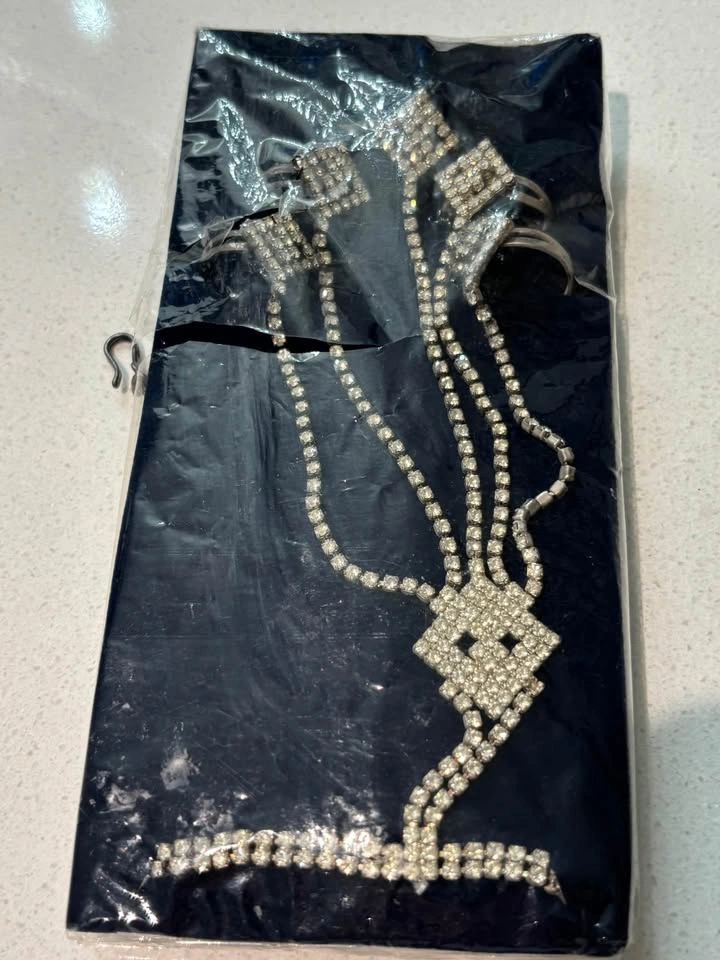NEW Hand Chain Bracelet with Rings - photo 2